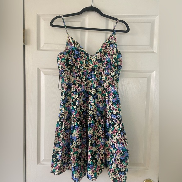 NWT Rails Carmen Multicolor Wildflower Meadow Floral Midi Dress Womens Size Med - Picture 7 of 15